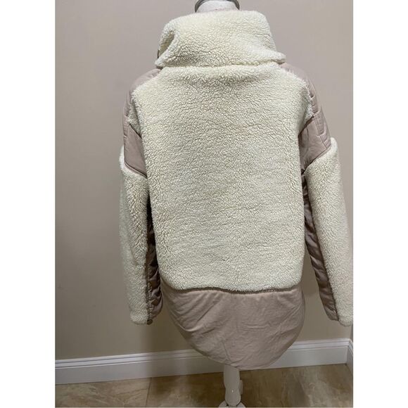 Daily Practice by Anthropologie Long-Sleeve Sherpa Jacket Size M - Picture 9 of 10